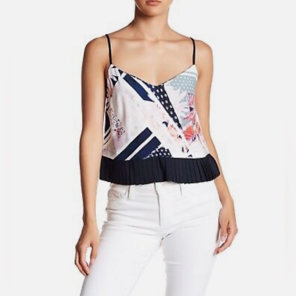 French Connection Samba Avenue Drape Top size 4